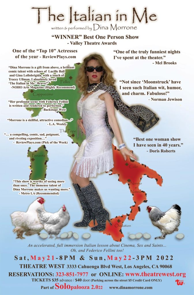 The Italian in Me Flyer