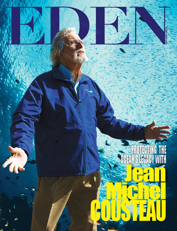 The Eden Magazine October 2023 Jean-Michel Cousteau cover