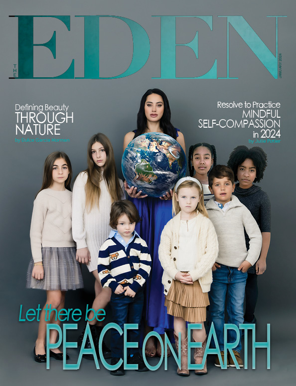 The Eden Magazine January 2024 Peace on Earth cover