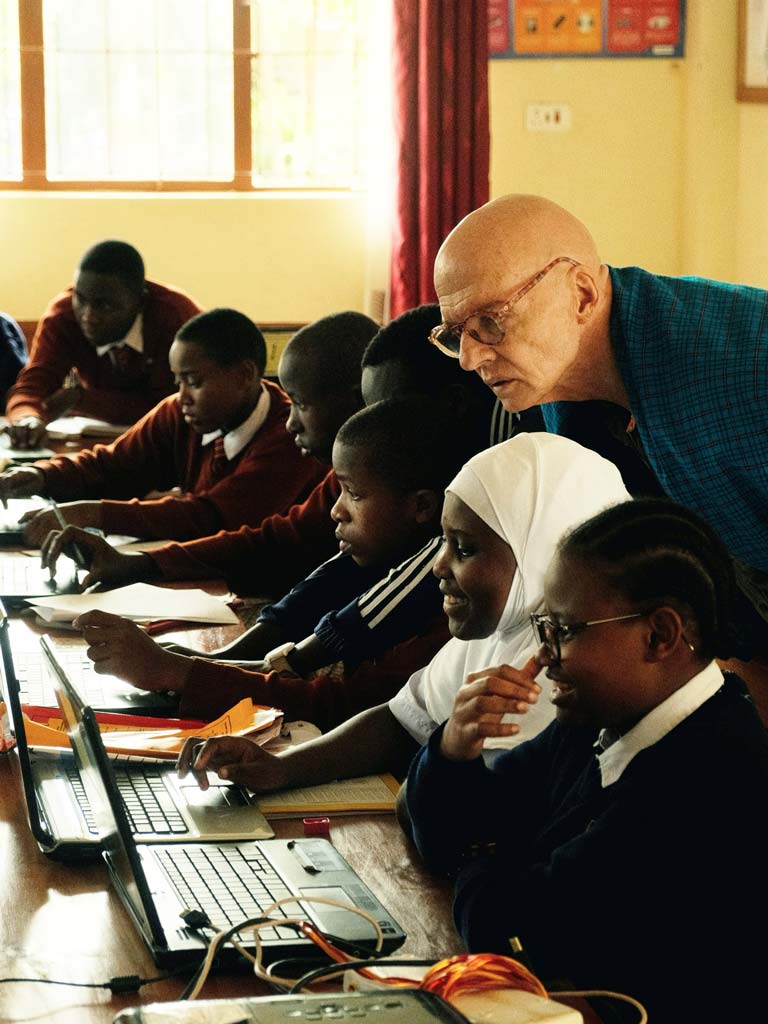 scott fifer with students